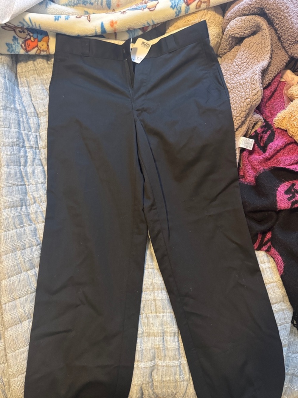 H&M Women's Black Straight-Leg Pants